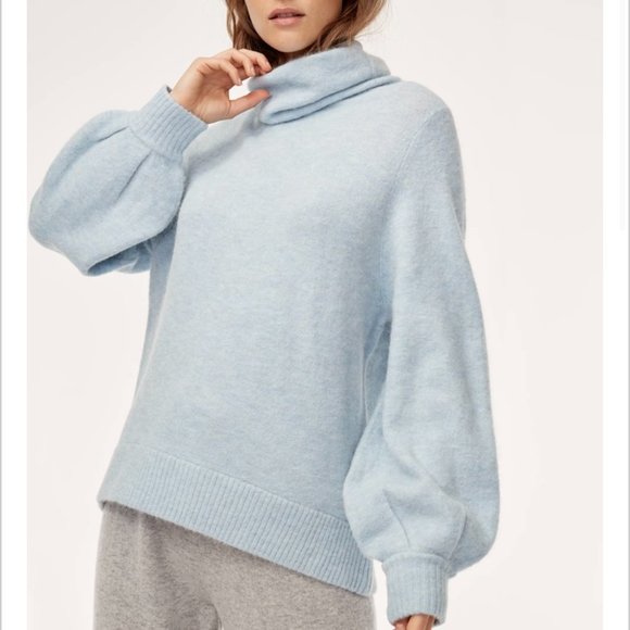 Aritzia Sweaters - ARITZIA Babaton Oversized Light Blue Adichie Sweater US L